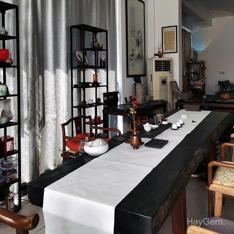 Inkstone โต๊ะน้าชารูปแบบคิ้วกระดาน Inkstone ขนาดใหญ่ She Inkstone Conference ตาราง B B Creative ตารางธรรมชาติหินหยาบ Inkstone วัสดุ