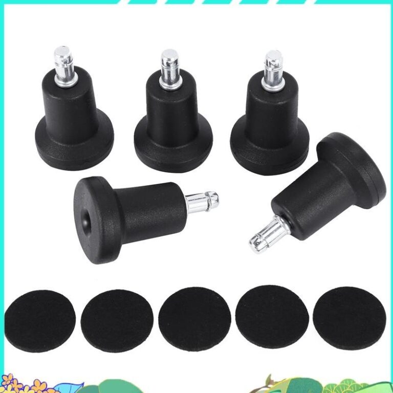 โปรไฟล์สูง Bell Glides เปลี่ยนสาหรับเก้าอี้สานักงานไม่มีล้อและเก้าอี้บาร์ คงที่เครื่องเขียน Caster Glide 5Pack