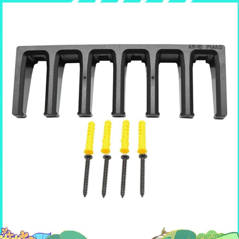 PLG Wall Mount Kit 6Slot Wall Mount Standard Storage Rack ชั้นวางจอแสดงผลสาหรับบ้าน ปลอดภัย ตู้