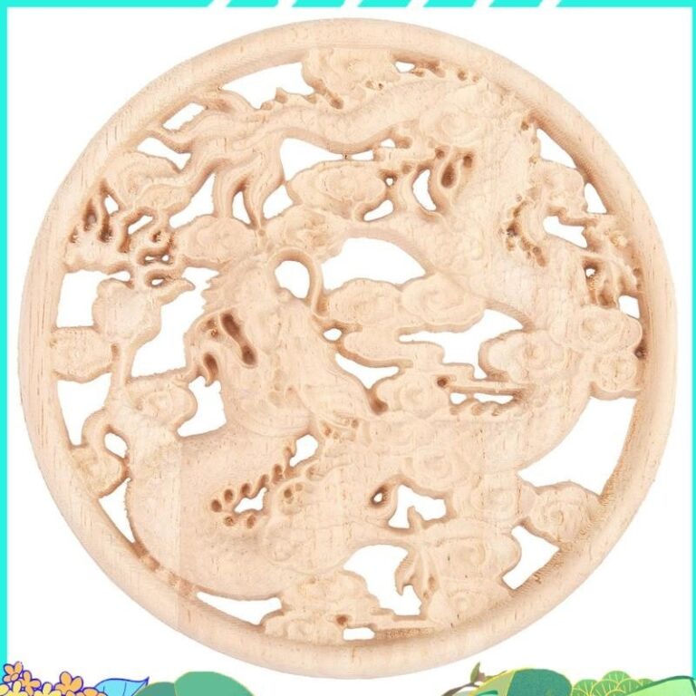 แกะสลัก Decal Woodcarving มุม Applique เฟอร์นิเจอร์ประตูไม้ตกแต่งไม้ Vintage Home Decor ffefhrudh