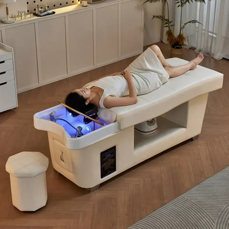 ญี่ปุ่นหัวสปาเตียงแชมพู Headspa Salon เก้าอี้ช่างทาผมเก้าอี้ช่างทาผมช่างทาผม Silla De Pedicure Spa ร้านเสริมสวยขนสัตว์