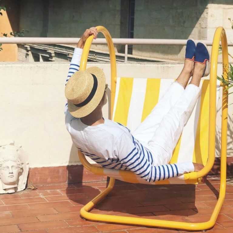 Y CUBE ฝรั่งเศสนาเข้า Axel Chay Niche หลอดโลหะห้องนั่งเล่นห้องนอนกลางแจ้งสีสันสดใสเก้าอี้พักผ่อน