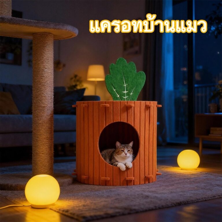 หัวไชเท้าแมวครอกที่มีอยู่สาหรับแมวใหญ่ฤดูหนาวที่อบอุ่นแมวบ้านน่ารักครอกสัตว์เลี้ยงแมวเตียงแมวนอนครอกป้องกันรอยขีดข่วนกัดทน