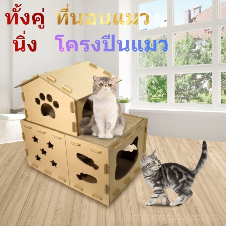 ในสต็อก บ้านแมวขนาดเล็ก บ้านแมว โครงปีนสำหรับแมว รังแมว สีกระดาษต้นฉบับ รังแมวกระดาษลูกฟูกขนาดใหญ่พิเศษ บันไดสำหรับสัตว์เลี้ยง ของเล่นแมวและสุนัขขนาดเล็ก ท่อแมว ของเล่นสัตว์เลี้ยง