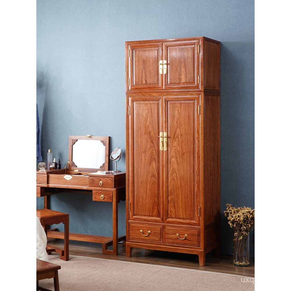 พื้นที่จัดเก็บ ชิงชันตู้ไม้เนื้อแข็งขายแยกกล่องด้านบนตู้ไม้จันทน์สีแดงตู้เสื้อผ้าขนาดเล็กตู้เสื้อผ้ารูปแบบใหม่ห้องนอนตู้ด้านบน เช่น