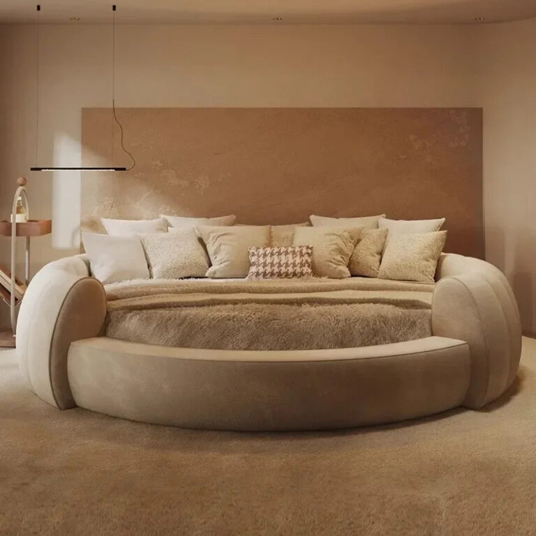 Funky Office ครีมเตียง King ขนาด American Master Design ห้องนอนเตียง Apartment ญี่ปุ่น Muebles สาหรับ El Hogar ที่ไม่ซ้ากัน Furn