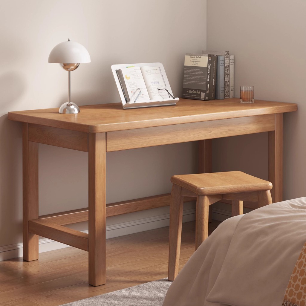 ไม้เนื้อแข็งโต๊ะครัวเรือนโต๊ะเรียนห้องนอนโต๊ะคอมพิวเตอร์นักเรียนศึกษาโต๊ะเขียนหนังสือโต๊ะที่เรียบง่ายทันสมัยDes