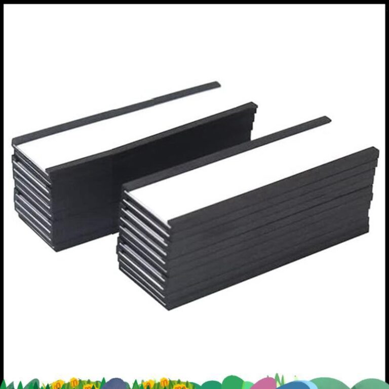 Super 20 แพ็ค Magnetic Label Holder C Channel การ์ดกระดาษสีขาว 4X157Inch