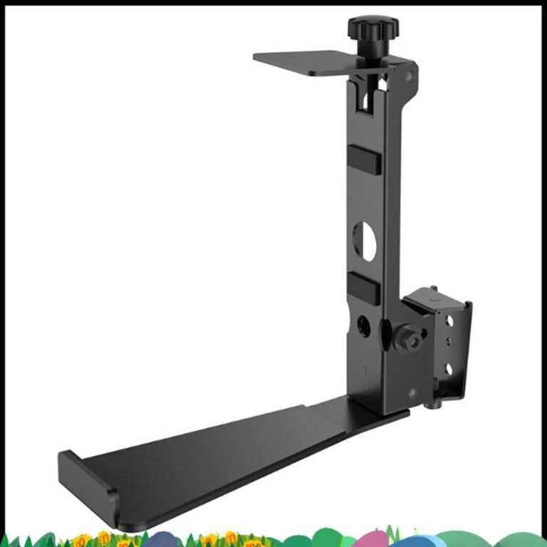 ซูเปอร์อลูมิเนียมอัลลอยด์โลหะติดผนังผู้ถือชั้นวางยืนแท็บเล็ตเมาวงเล็บกรณีเสียงเล่น5ลาโพง