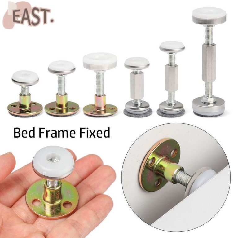 EASTS โครงเตียงคงที่ห้องนอน AntiShake Telescopic กันกระแทกผนังป้องกัน