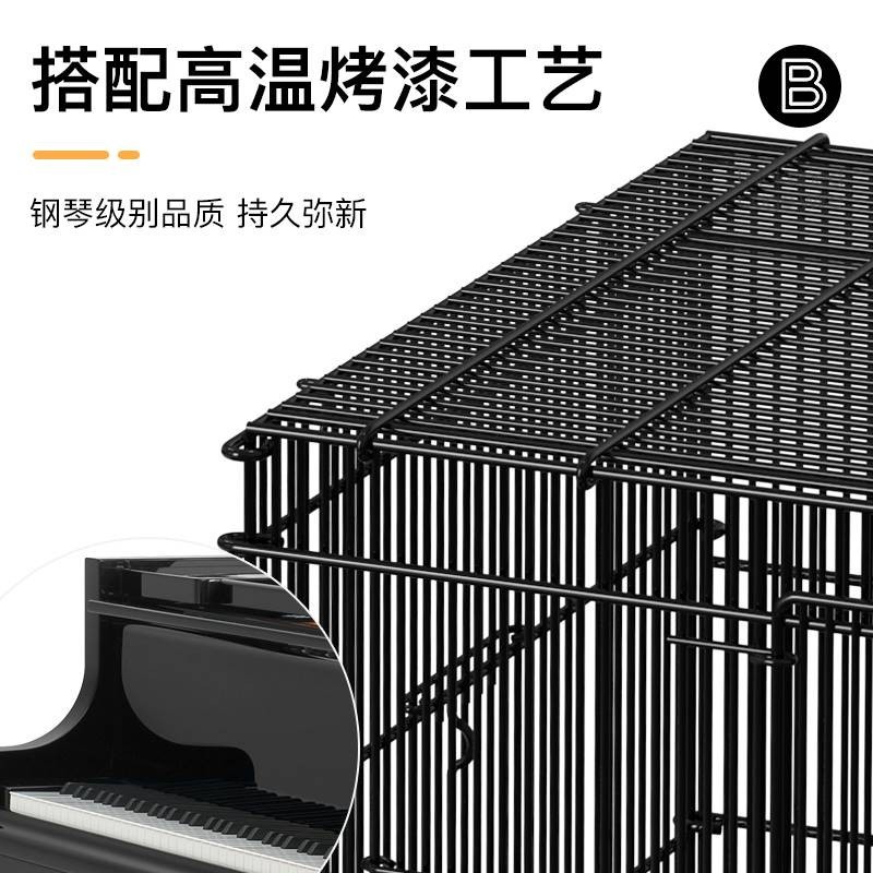 กรงนก 0904n กรงนกแก้วขนาดใหญ่ Xuanfeng กรงพิเศษ Peony Tiger Skin Breeding CAGE วิลล่าเพิ่มความสูงขนาดใหญ่