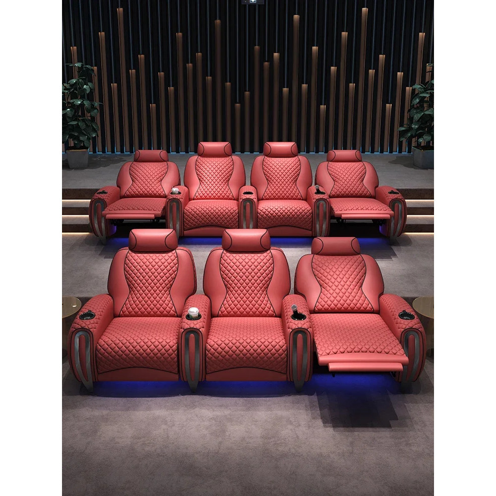 โซฟาโฮมเธียเตอร์วิลล่าส่วนตัวพื้นที่ไฟฟ้าPodห้องวิดีโอวิดีโอเบาะนั่งหนังอเนกประสงค์