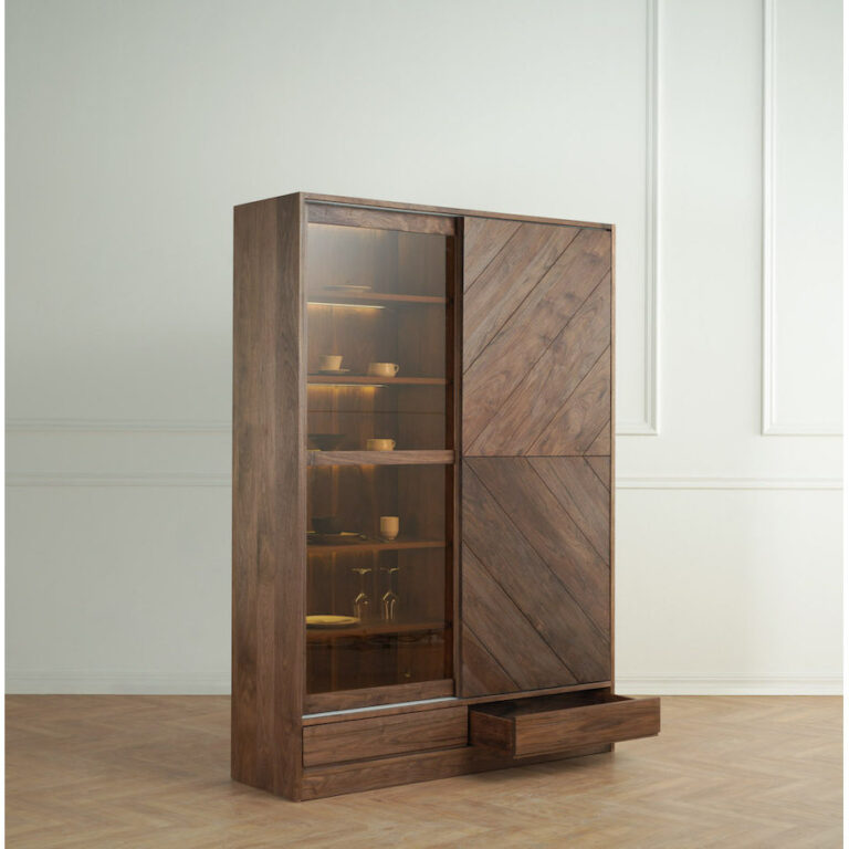 วายค์Terminator Entrance Cabinet Black Walnut Hard Maple Cherry Wood Dining Side Cabinet ร้านอาหารเฟอร์นิเจอร์ Entrance Hall