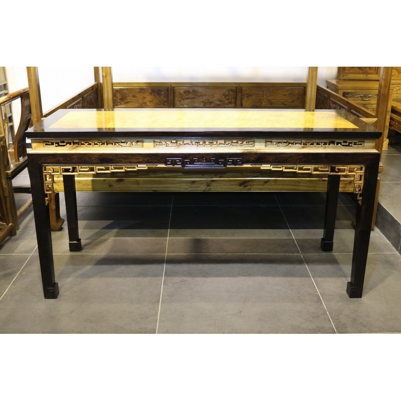 ไม้มะเกลือฝังผ้าไหมทอง Phoebe กรณีกรอบ Phoe กรณีภาพวาดไม้ตารางสาหรับตารางพระพุทธรูป Ming Qing ไม้เนื้อแข็งพระพุทธรูปตาราง