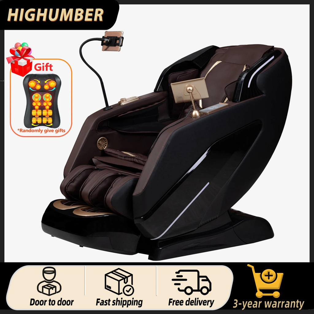 Hot Deal Home Zero Gravity Full Body เก้าอี้นวดถุงลมนิรภัย Sl Track ความร้อนบลูทูธเพลง Ai Voice เก้าอี้สานักงาน 3 ปี W