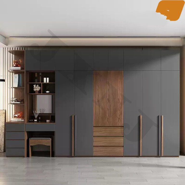 พรีออร์เดอร์30วัน ตู้เสื้อผ้าบ้านไม้เนื้อแข็งรวมกันสองประตูสามประตูตู้ที่ทันสมัยแสงที่เรียบง่ายตู้เสื้อผ้าขนาดใหญ่ เจเอ็กซ์เอ็นเจ