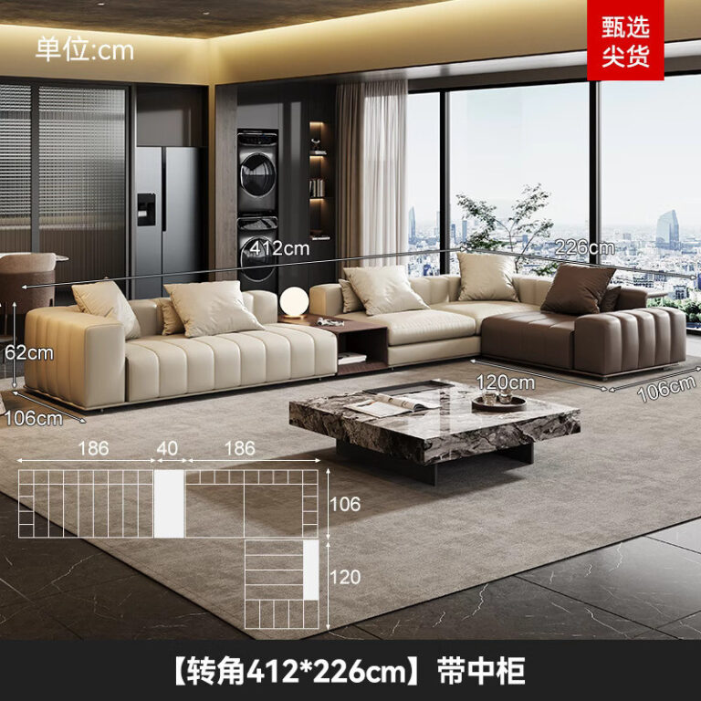 สาคัญห้องนั่งเล่นขนาดใหญ่พรีออเดอร์wrpหนังโซฟามินิมอลเปียโนโมเดิร์นของแท้ห้องขนาดใหญ่หรือ 2024 โซฟาเลานจ์แนวนอนใหม่