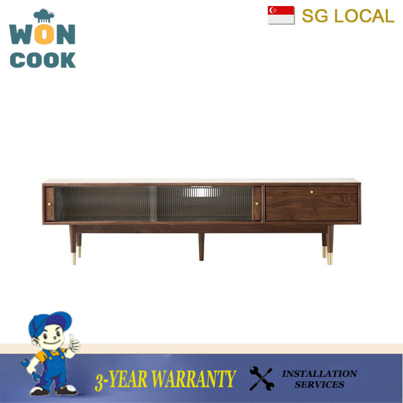 ทีวี BBH wrp ตู้ WON Preorder 2021 ภาษาไม้ Solid Tv Light หรูหราวอลนัทสีดาแก้ว Lockers ครอบครัวขนาดเล็กห้องนั่งเล่น Storage Light Star