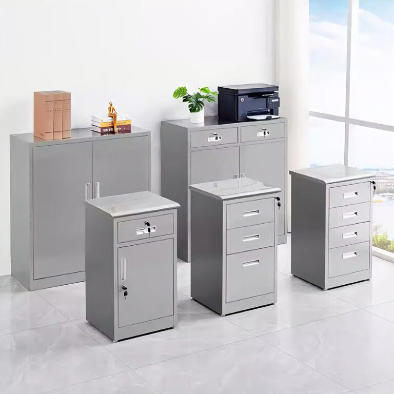 304 สแตนเลสตู้ต่ากลางแจ้งเครื่องมือไฟล์จัดเก็บโรงรถตู้ลิ้นชักขนาดเล็กที่มีการล็อคโต๊ะข้างเตียง