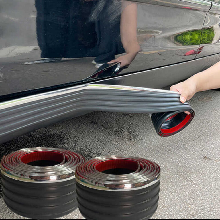 DoorSide กระโปรง Protector Body Edge Guard Decals AntiScratch AntiCollision ตกแต่งปกป้องแถบยาง