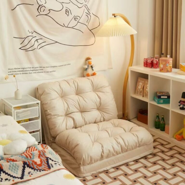 โซฟาญี่ปุ่น เอสเอฟ9โซฟาเบดแบบปรับได้และที่นั่งเหมาะสาหรับคอนโดห้องนอนขนาดเล็ก