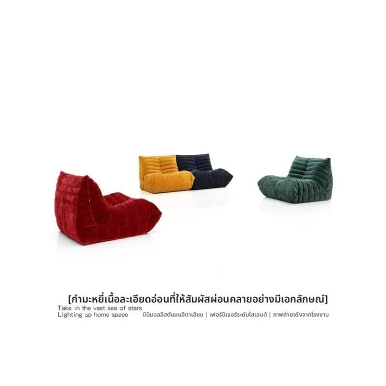 โซฟาเก็บของสูญญากาศ เก้าอี้พักผ่อนสาหรับคนดังทางอินเทอร์เน็ต เก้าอี้เลานจ์ในห้องนอน เบาะทาทามิ ทรงหนอนผีเสื้อ เบาะนั่งเดี่ยว ระเบียง ห้องนั
