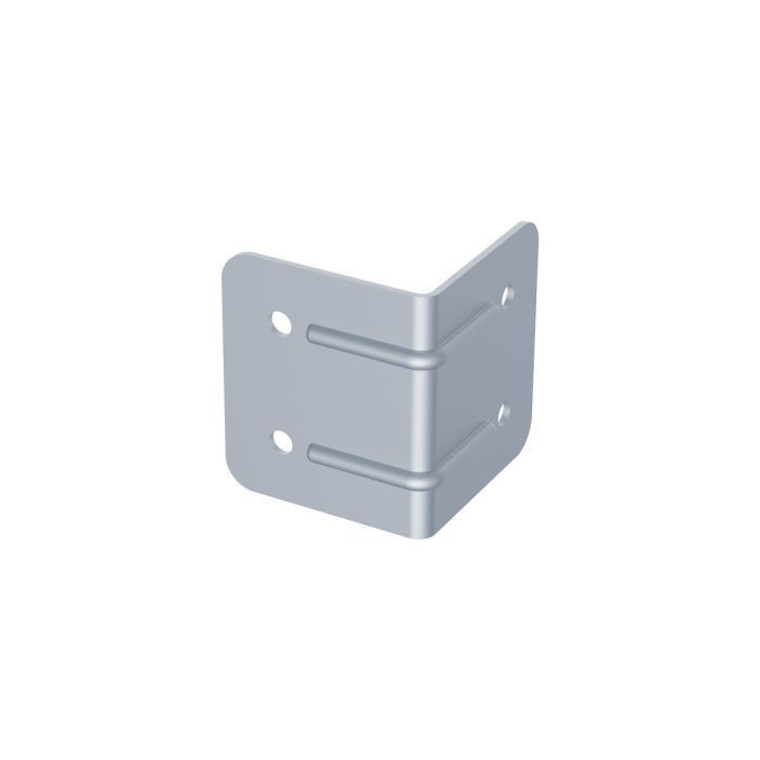 ฉาก L 4รู พร้อมโครงเสริมความแข็งแรง L4รู 4 Hole PennBrite Brace with Strengthening Ribs 355mm x 40mm Part Number B1930