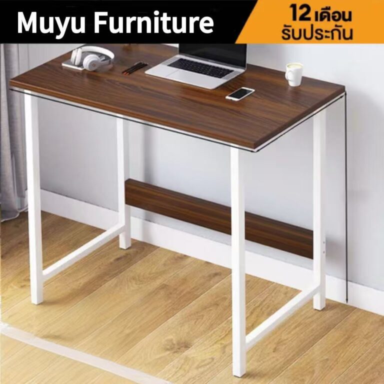 Muyu Furnitureง่ายต่อการติดตั้งโต๊ะคอมพิวเตอร์ขนาดเล็กและสะดวกในการเคลื่อนย้าย 60 ซ