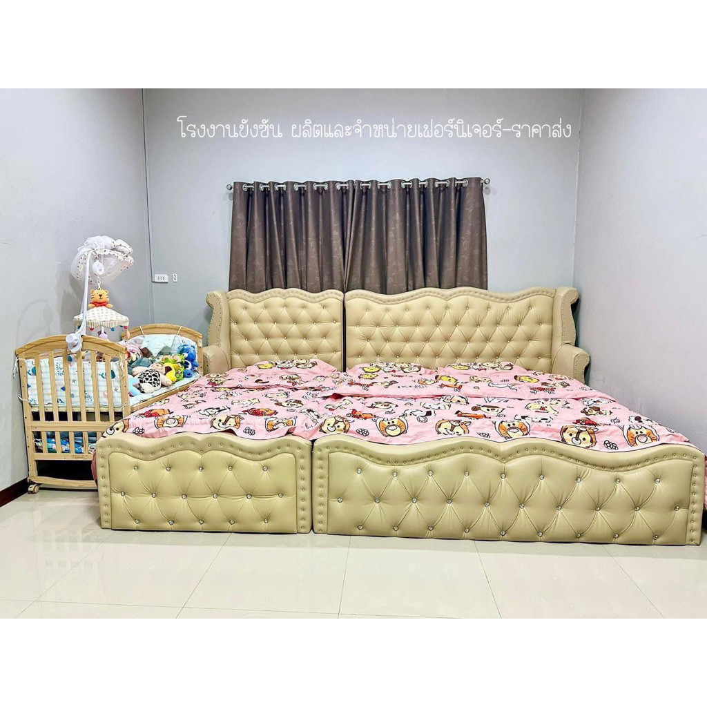 เตียงนอนครอบครัว ราคาส่ง จากโรงงานผลิตโดยตรง มีให้เลือกหลายขนาด สั่งทำสีได้ตามใจชอบ