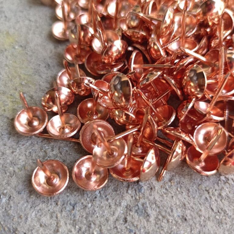 หมุดตอกโซฟา หมัดเฟอร์นิเจอร์ 11มม สีโรสโกลด์