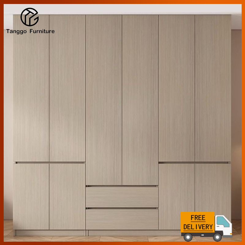 พรีออเดอร์ 30 วัน ตู้เสื้อผ้า Tanggo23456 ประตูลิ้นชักพร้อมตู้เก็บของ