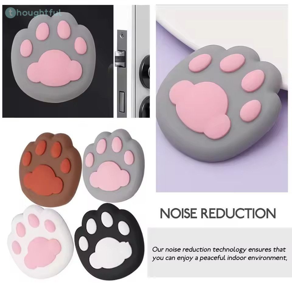 ที่กั้นประตูป้องกันการชน Cat Claw ที่กั้นผนัง ที่กั้นลูกบิด สำหรับผนัง สำนักงาน ที่กั้นประตูป้องกันการกระแทก ตู้เย็น TH