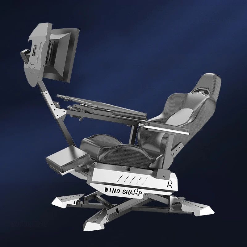 เก้าอี้สานักงานมัลติฟังก์ชั่นสาหรับห้องเล่นเกมเก้าอี้อัจฉริยะแบบบูรณาการหน้าจอคู่โมเดิร์นเก้าอี้เล่นเกมขั้นสูงสาหรับบ้าน