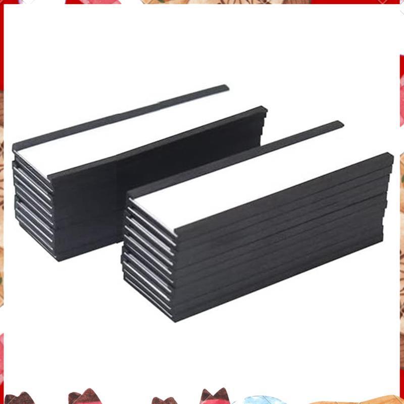 20 แพ็ค C ช่องการ์ดกระดาษสีขาวฟิล์มป้องกันแม่เหล็กที่แข็งแกร่ง Mess ฟรีที่ถอดออกได้ 4X157 นิ้ว