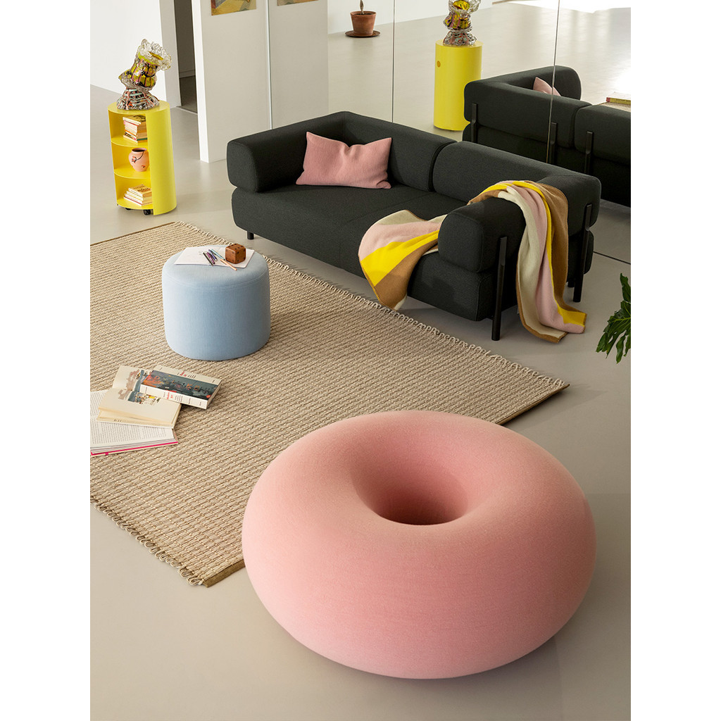 Cabana นาเข้า HEM Boa Pouf Lounge เก้าอี้ Nordic โมเดิร์นรอบเก้าอี้โซฟาขี้เกียจ