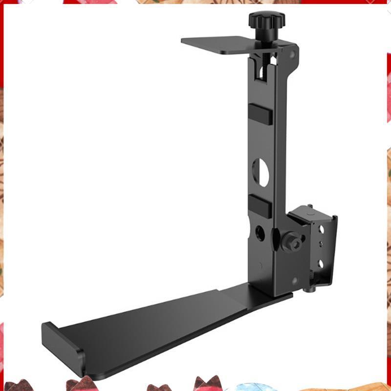 อลูมิเนียมอัลลอยด์โลหะติดผนังผู้ถือชั้นวางยืนแท็บเล็ตยึดกรณีเสียงเล่น5ลาโพง