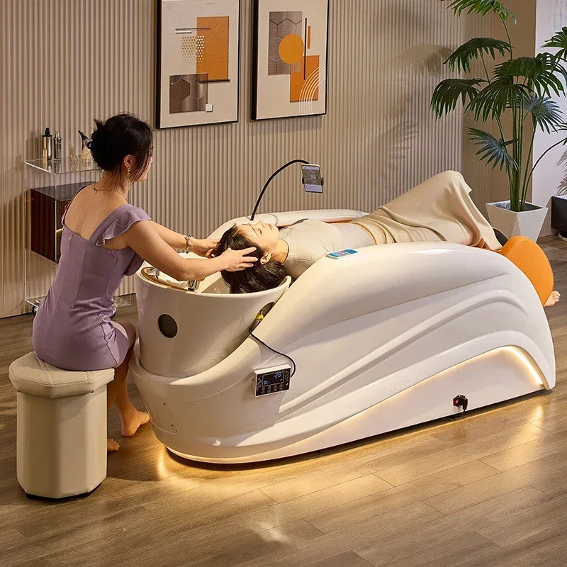 เก้าอี้นวดไฟฟ้าผ่อนคลายสปาอุปกรณ์ร้านเสริมสวยอุปกรณ์ร้านเสริมสวยเตียงนวดหัวสปารอบน้า