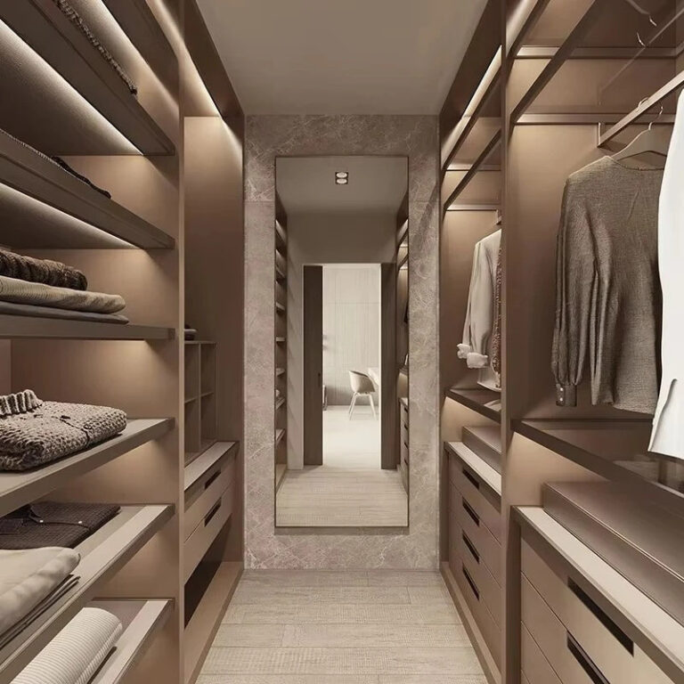 บ้านโมเดิร์นออกแบบกรอบอลูมิเนียมตู้ห้องนอนตู้เสื้อผ้าไม้ตู้เสื้อผ้า