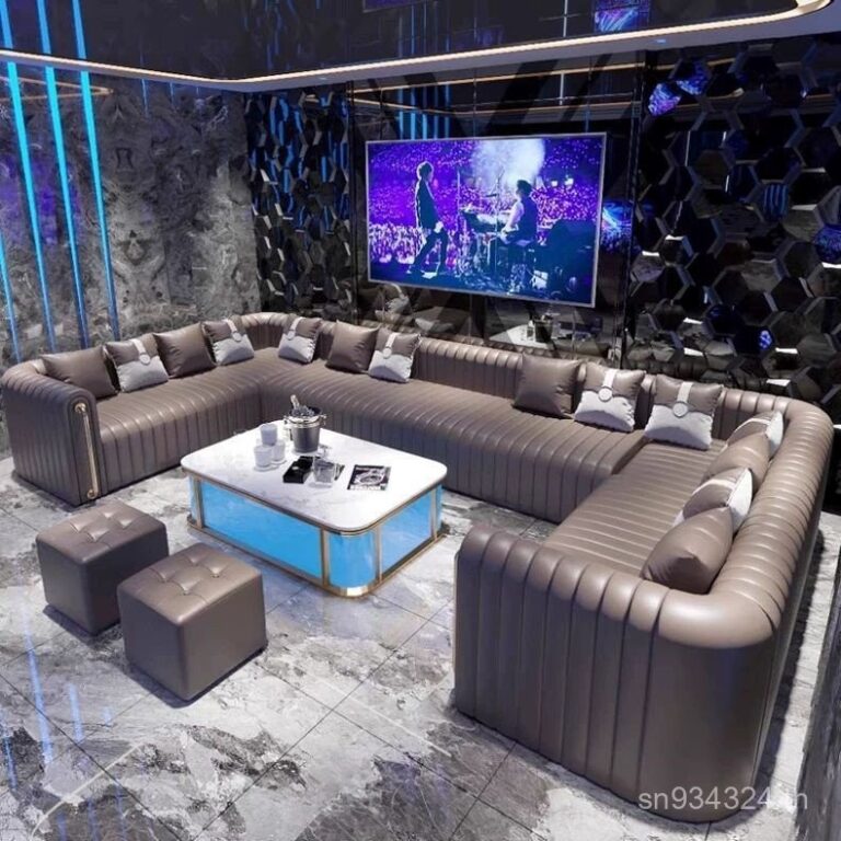 ครอบครัวโต๊ะกาแฟประเภทกล่องเสียงที่ชัดเจนเคทีวีแสงหรูหรา UL โซฟาบาร์รวมกันคาราโอเกะมุม ผู้มีอิทธิพล บาร์ UTCF