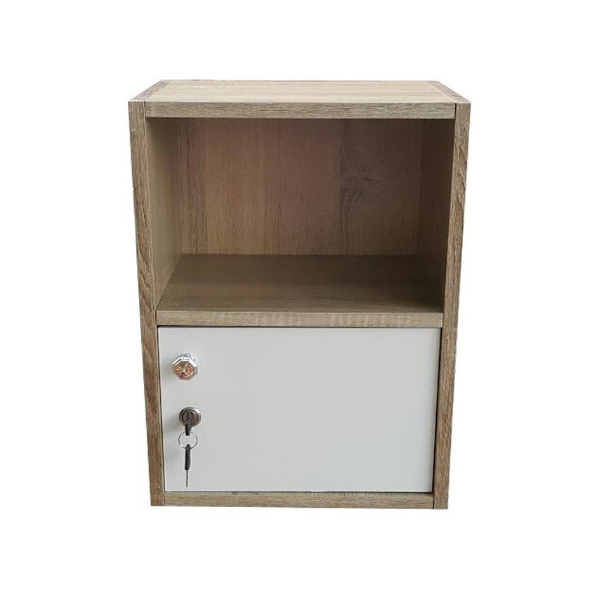NK Furniline ตู้ล็อคเกอร์รุ่น Box21DK สีไม้แอส