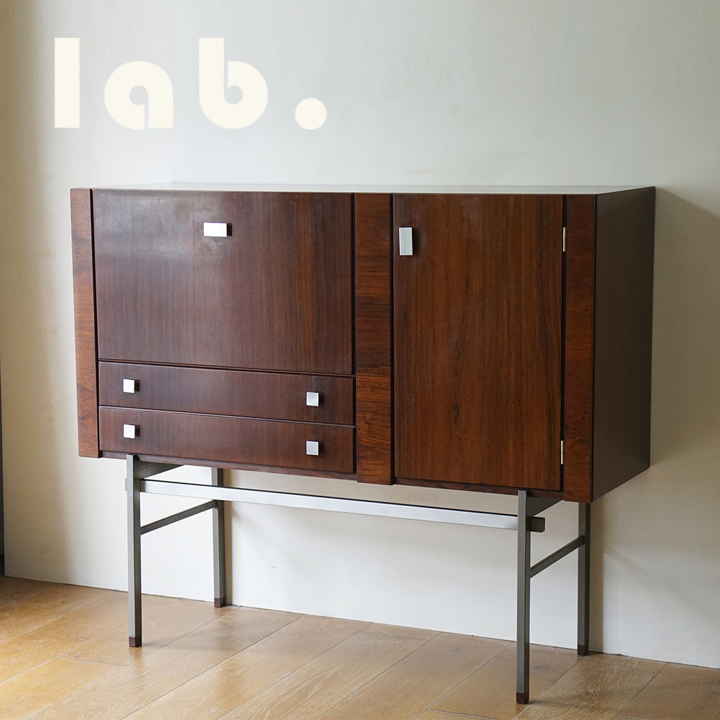 LABOLOGY ยุคกลาง เบลเยียมเบลฟอร์มรับประทานอาหารตู้ข้างชิงชันบนโต๊ะอาหารการจัดเก็บตู้สูงห้องนั่งเล่นห้องรับประทานอาหาร