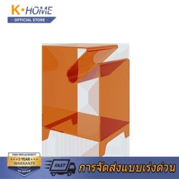Khome อะคริลิคขอบโซฟาโมเดิร์น Simple Creative ห้องนั่งเล่นโต๊ะน้าชา Nordic Light หรูหราห้องนอนโต๊ะข้างเตียง Art มุมตาราง ctg cl