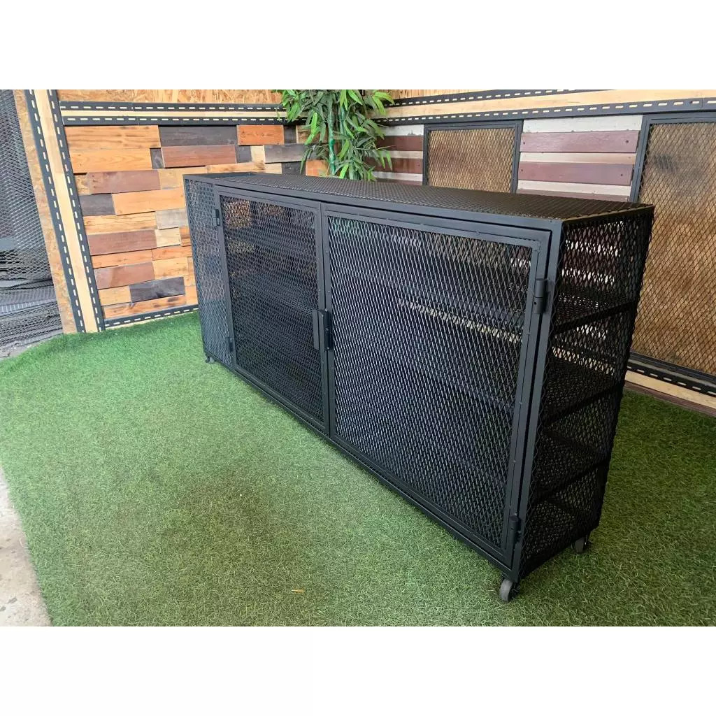 IRONSERVICE ตู้เก็บรองเท้า 5 ชั้น มีถังขยะโครงเหล็กกันสนิม ไม้แท้เคลือบเงาใส จัดส่งเร็ว