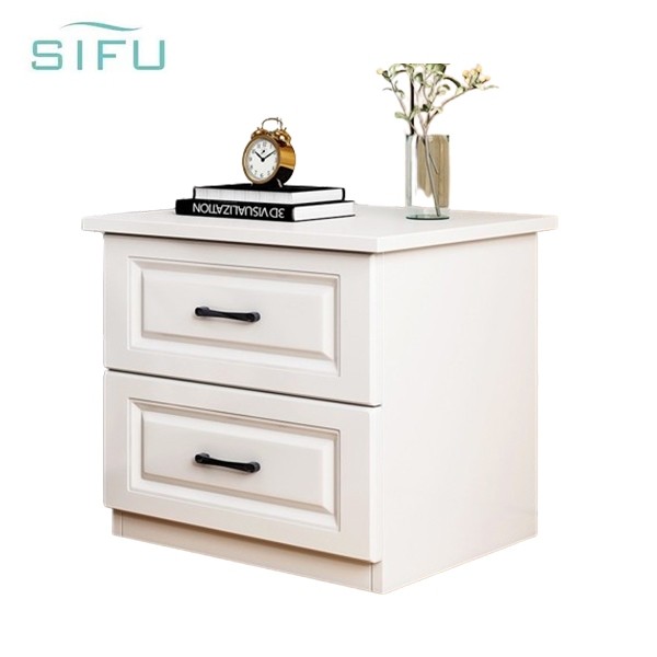 SIFUโต๊ะข้างเตียงหน้าแรกห้องนอนตู้เก็บของโต๊ะข้างเตียงเรียบง่ายแบบนอร์ดิกพร้อมตู้เก็บของลิ้นชัก