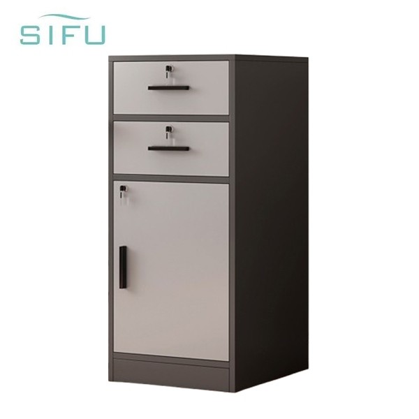 SIFU ตู้เก็บเอกสารสำนักงานตู้เก็บของพร้อมล็อค ตู้เก็บของสำนักงาน ตู้เก็บของบ้าน ตู้เก็บเอกสารใต้โต๊ะ