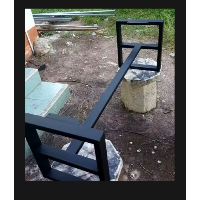 IronDIY ขาโต๊ะเหล็ก ขาม้านั่ง ขาเก้าอี้ สีดำด้าน W35xH40xL120cm แข็งแรง ทนทาน กันสนิม100 เหมาะสำหรับทำม้านั่งยาว