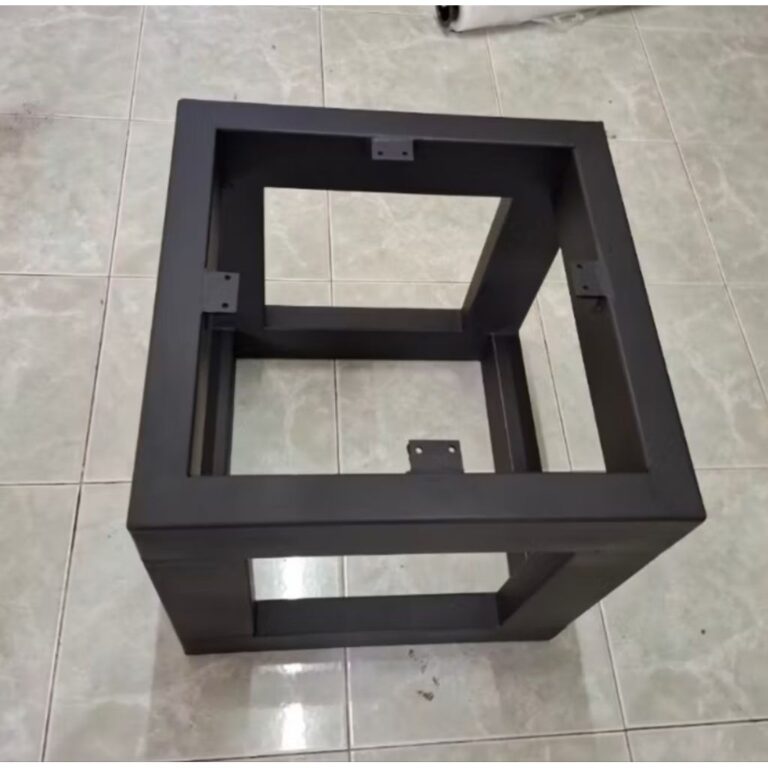 โต๊ะเหล็ก ขาเหล็ก DIY ทรงสี เหลี่ยมจัสตุรัส ก40xส40ซม สีดำ ขาโต๊ะทรงเตี้ย