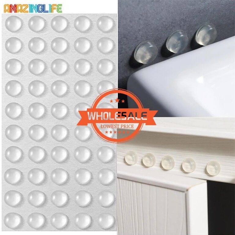 ทนทานโปร่งใสติดด้วยตนเองที่มองไม่เห็นกันชนประตูตู้ยืดหยุ่นกันชนยางแดมเปอร์บ้านซัพพลาย