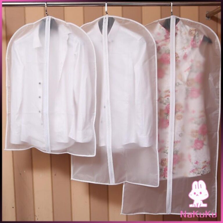 NKK ถุงคลุมเสื้อผ้ากันฝุ่นแบบใส ปิดทุกด้าน 360 องศา ปกป้องเสื้อผ้า ใช้ซ้ำได้ มีซิป ง่ายต่อการใช้งาน Cloth Protect Cover