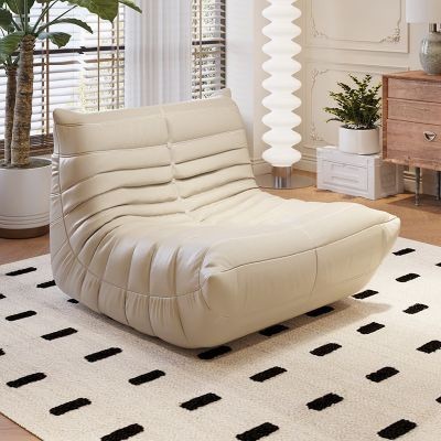 โซฟาสันทนาการเก้าอี้เอนกายระเบียงห้องนอนห้องนั่งเล่นพิเศษ เก้าอี้เลานจ์ผิวหนัง